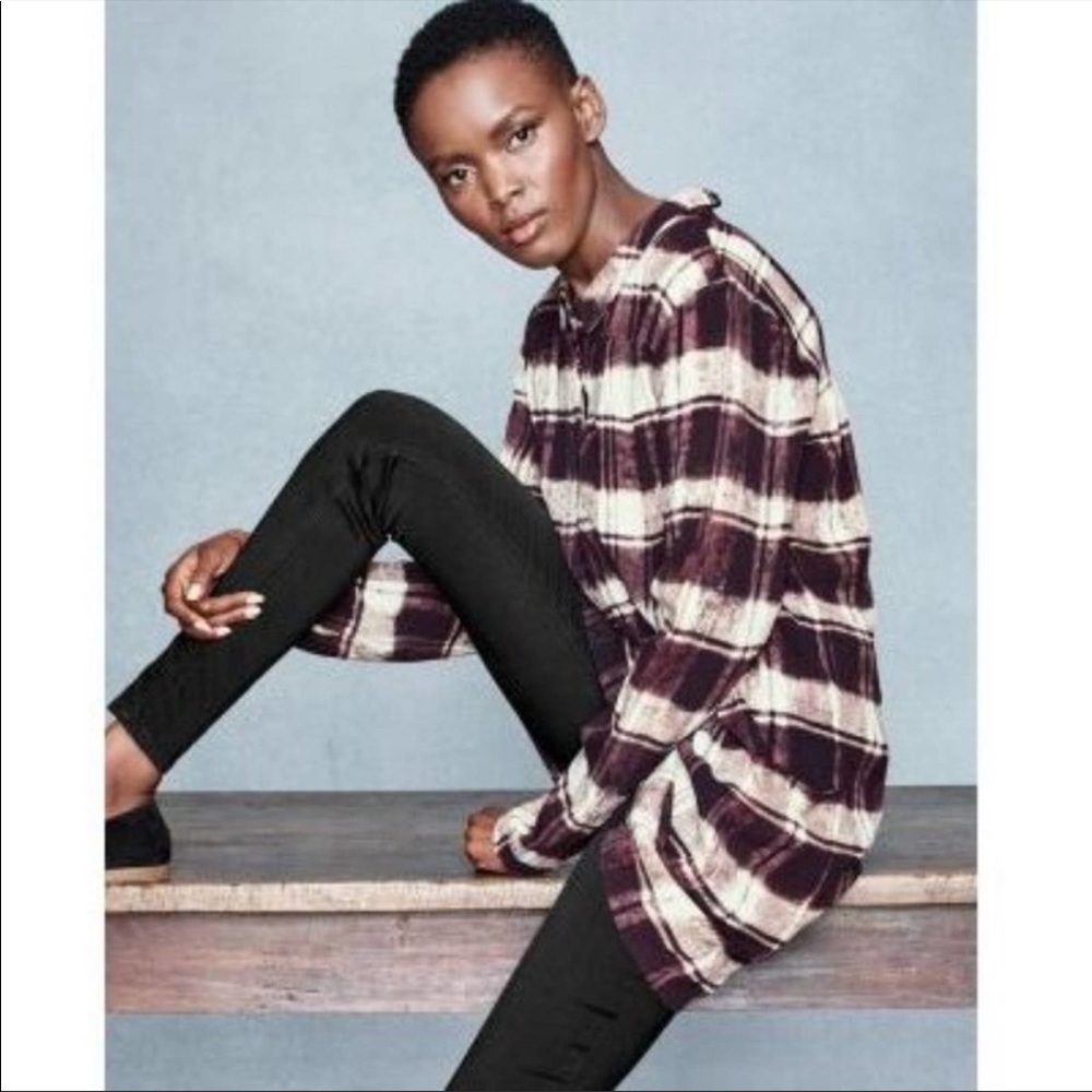 Garnet Hill Viscose Plaid Pocket Tunic | 16